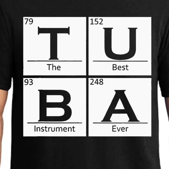 Tuba Chemistry Elements Tubist Jazz Music Tuba Player Pajama Set