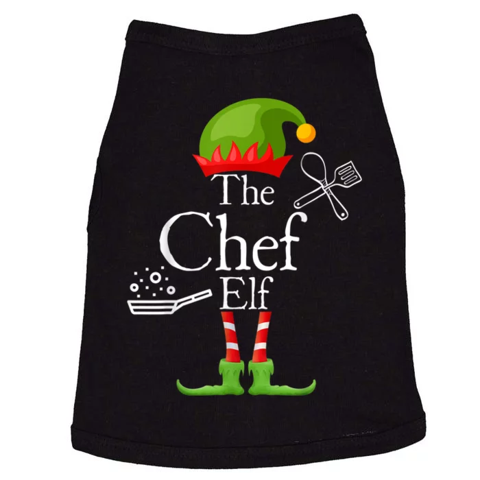 The Chef Elf Matching Family Holidays Doggie Tank