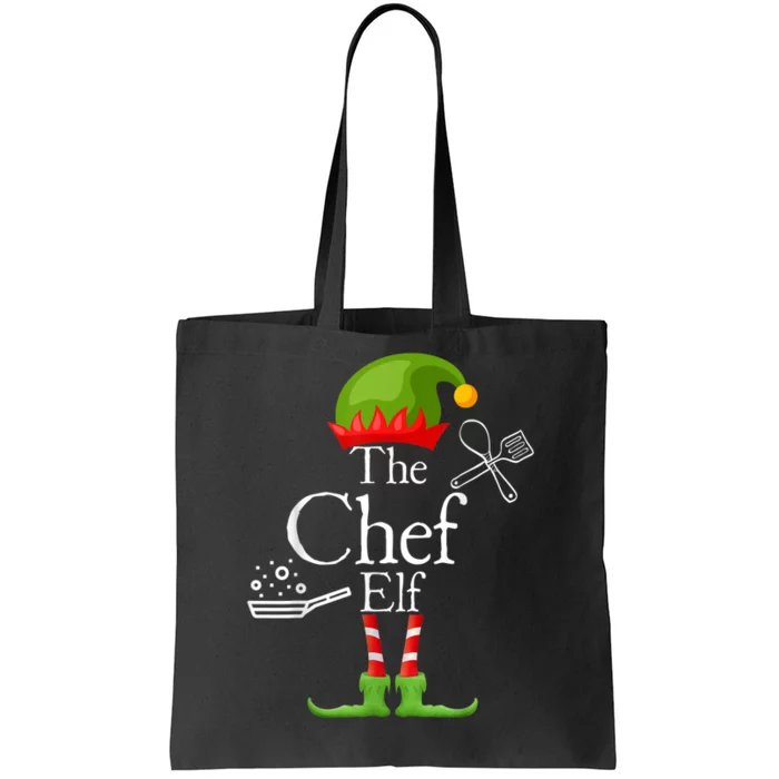 The Chef Elf Matching Family Holidays Tote Bag