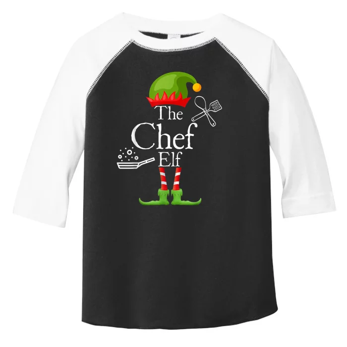 The Chef Elf Matching Family Holidays Toddler Fine Jersey T-Shirt