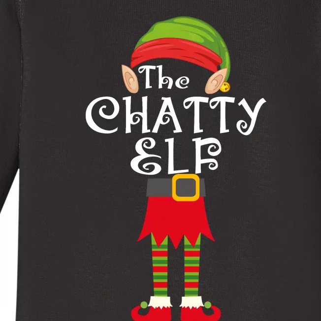 The Chatty Elf Baby Long Sleeve Bodysuit