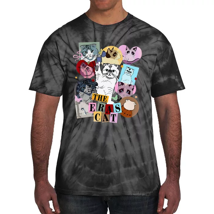 The Cat Eras In My Cat Mom Era Cat Lover Tie-Dye T-Shirt