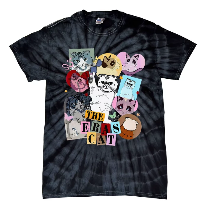 The Cat Eras In My Cat Mom Era Cat Lover Tie-Dye T-Shirt