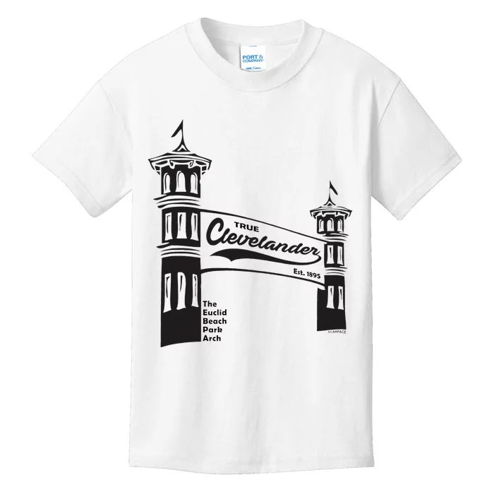 True Clevelander! Euclid Beach Park Arch in Cleveland Ohio Kids T-Shirt