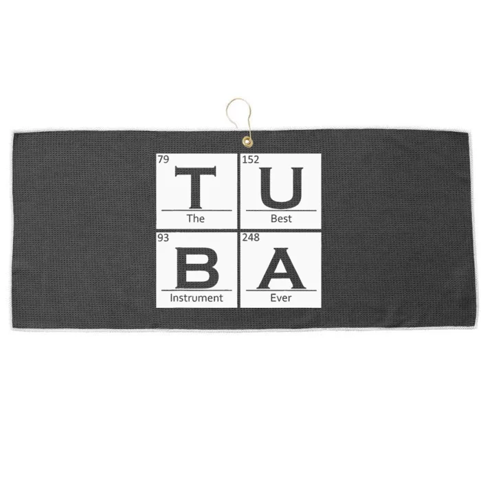 Tuba Chemistry Elements Tubist Jazz Music Tuba Player Large Microfiber Waffle Golf Towel