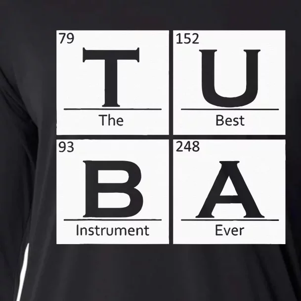 Tuba Chemistry Elements Tubist Jazz Music Tuba Player Cooling Performance Long Sleeve Crew