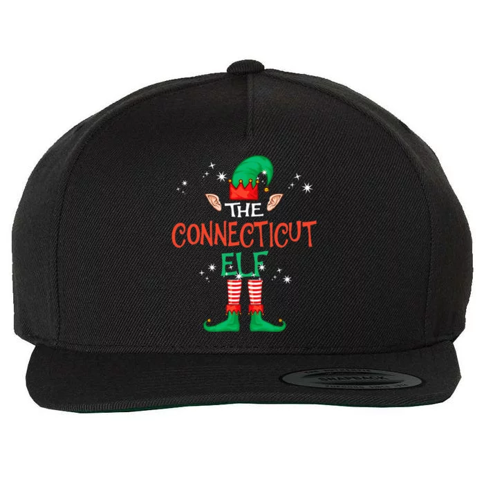 The Connecticut Elf Matching Family Group Christmas Wool Snapback Cap