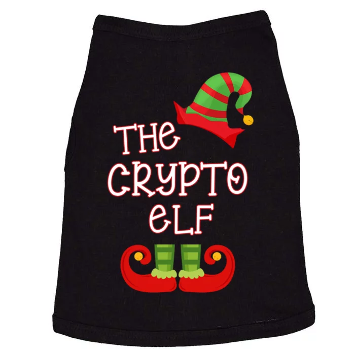 The Crypto Elf Funny Family Matching Christmas Doggie Tank