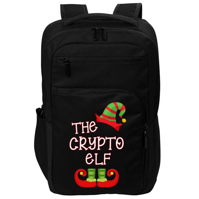 The Crypto Elf Funny Family Matching Christmas Impact Tech Backpack