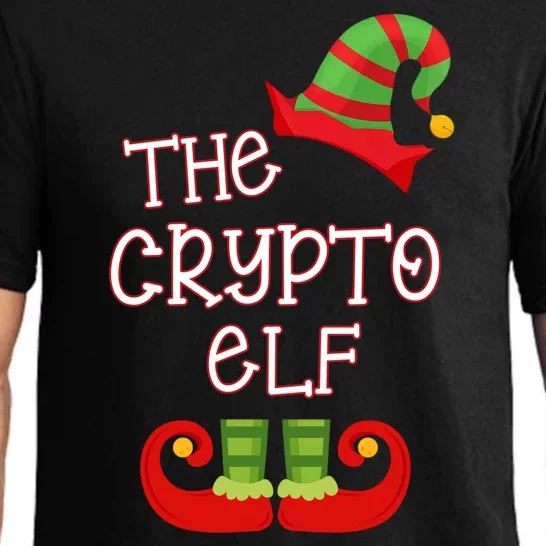 The Crypto Elf Funny Family Matching Christmas Pajama Set