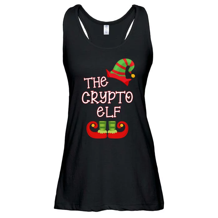 The Crypto Elf Funny Family Matching Christmas Ladies Essential Flowy Tank