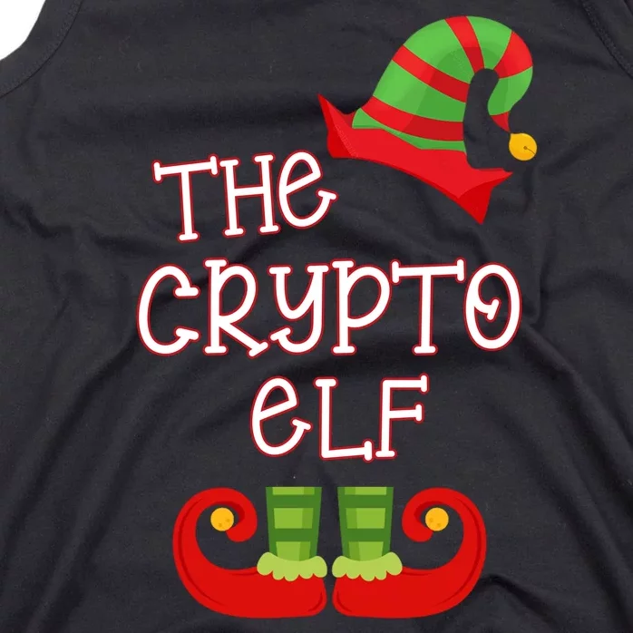 The Crypto Elf Funny Family Matching Christmas Tank Top