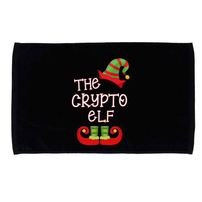 The Crypto Elf Funny Family Matching Christmas Microfiber Hand Towel