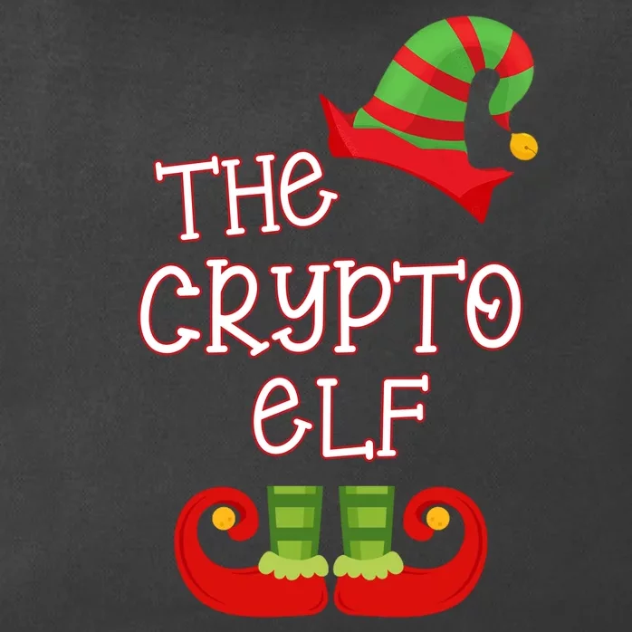 The Crypto Elf Funny Family Matching Christmas Zip Tote Bag