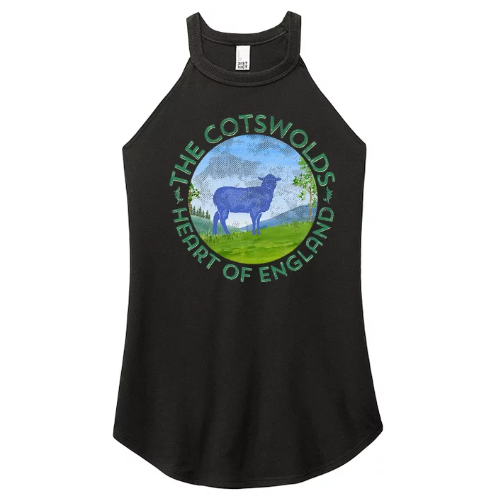 The Cotswolds England Uk S.H.E.E.P Women Gardeners Women’s Perfect Tri Rocker Tank