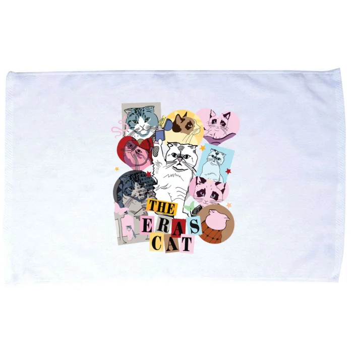 The Cat Eras In My Cat Mom Era Cat Lover Microfiber Hand Towel