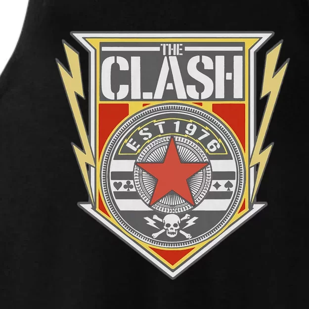 The C.L.A.S.H Est 1976 Shield Ladies Tri-Blend Wicking Tank