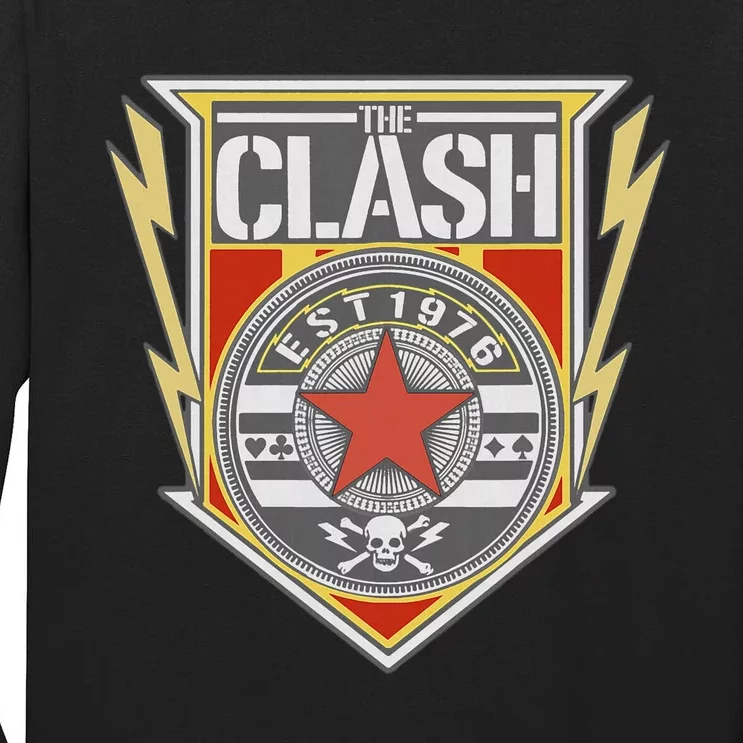 The C.L.A.S.H Est 1976 Shield Tall Long Sleeve T-Shirt