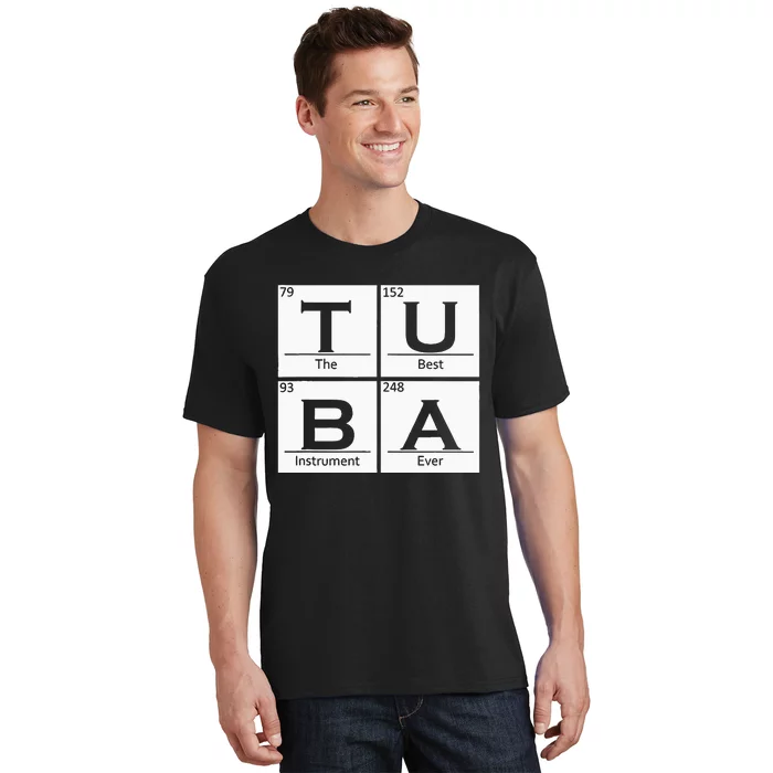 Tuba Chemistry Elements Tubist Jazz Music Tuba Player T-Shirt