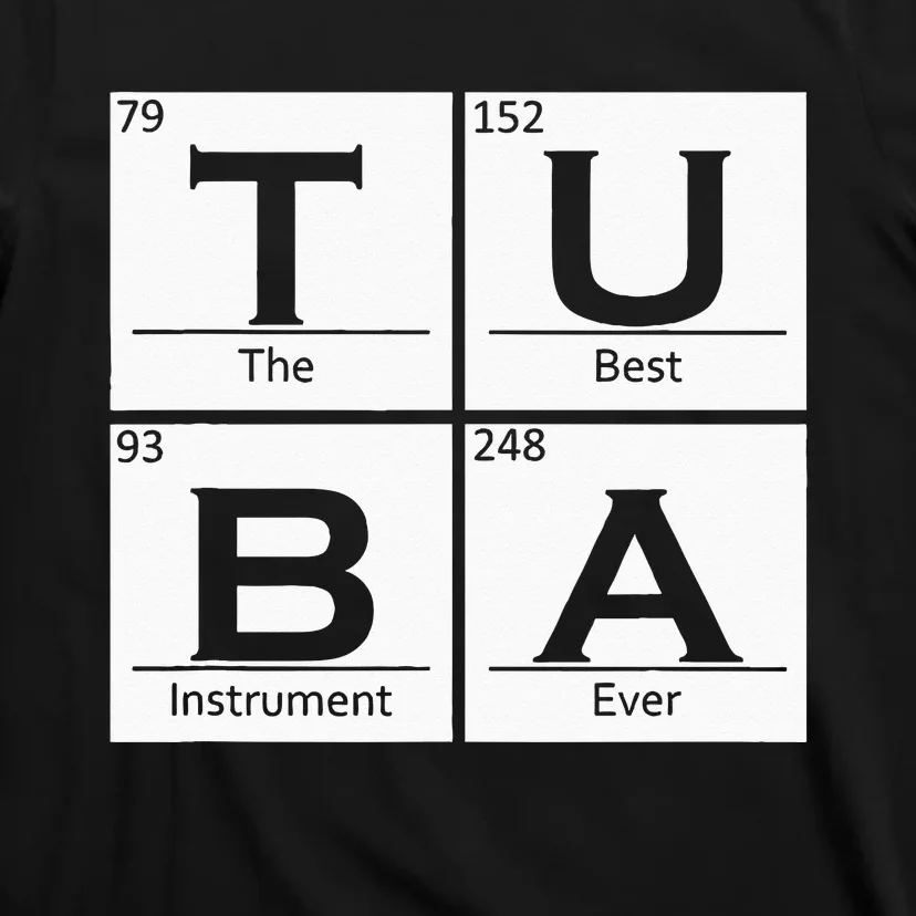 Tuba Chemistry Elements Tubist Jazz Music Tuba Player T-Shirt