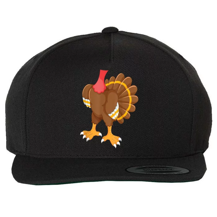 Turkey Costume Funny Thanksgiving Turkey Wool Snapback Cap