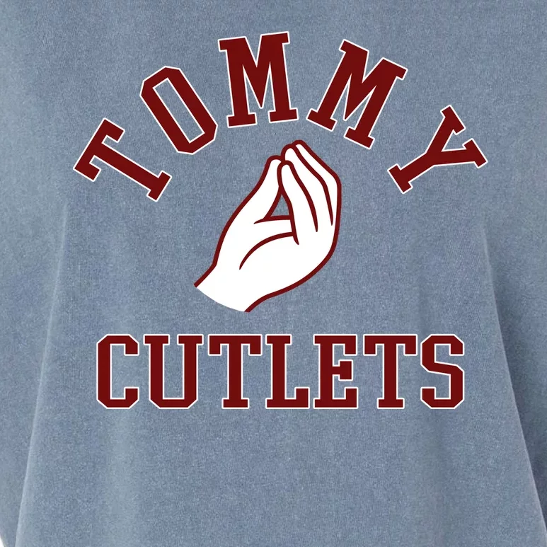 Tommy Cutlets Funny Italian Hand Football Garment-Dyed Women's Muscle Tee