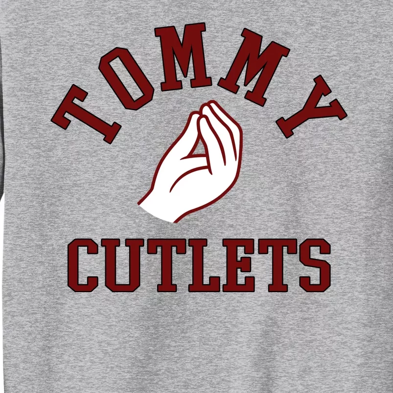 Tommy Cutlets Funny Italian Hand Football Sweatshirt