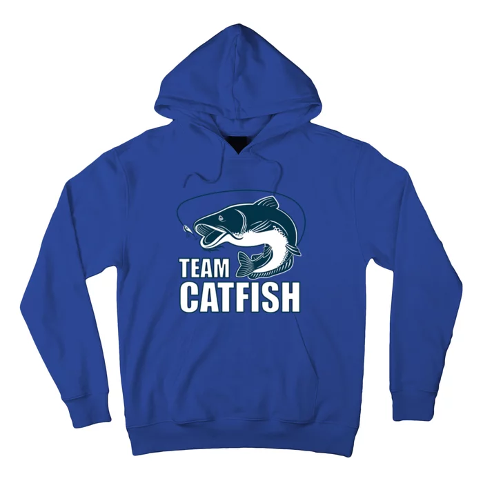 Team Catfish Fishing Design Catfish Farmer Gift Idea Cool Gift Hoodie