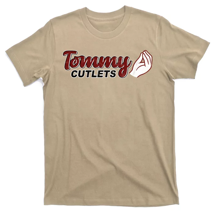 Tommy Cutlets Football Quarterback Funny Vintage T-Shirt