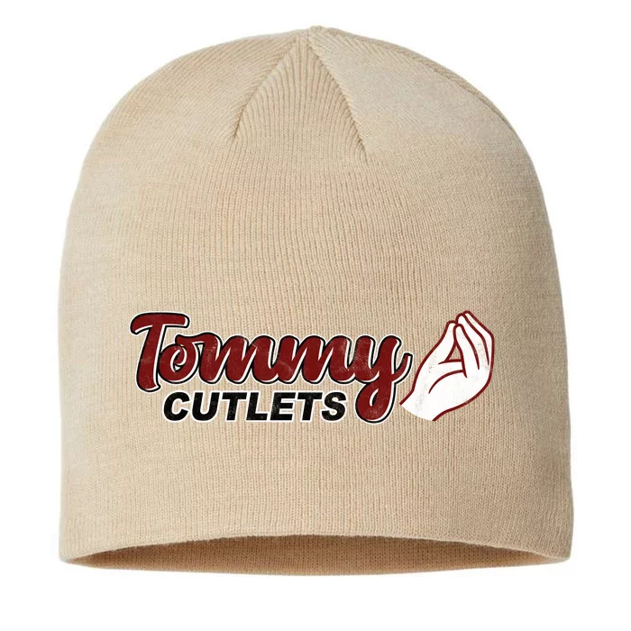 Tommy Cutlets Football Quarterback Funny Vintage 8 1/2in Sustainable Knit Beanie