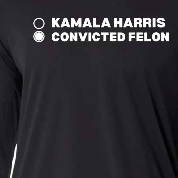 Trump Convicted Felon Cooling Performance Long Sleeve Crew