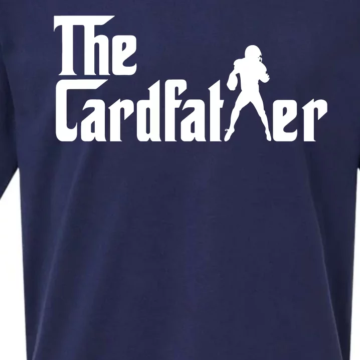 The Cardfather Funny Football Card Collector Trading Cards Sueded Cloud Jersey T-Shirt