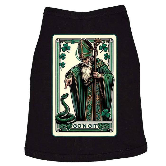 Tarot Card Funny St Patricks Day Gon Git St Patrick Doggie Tank