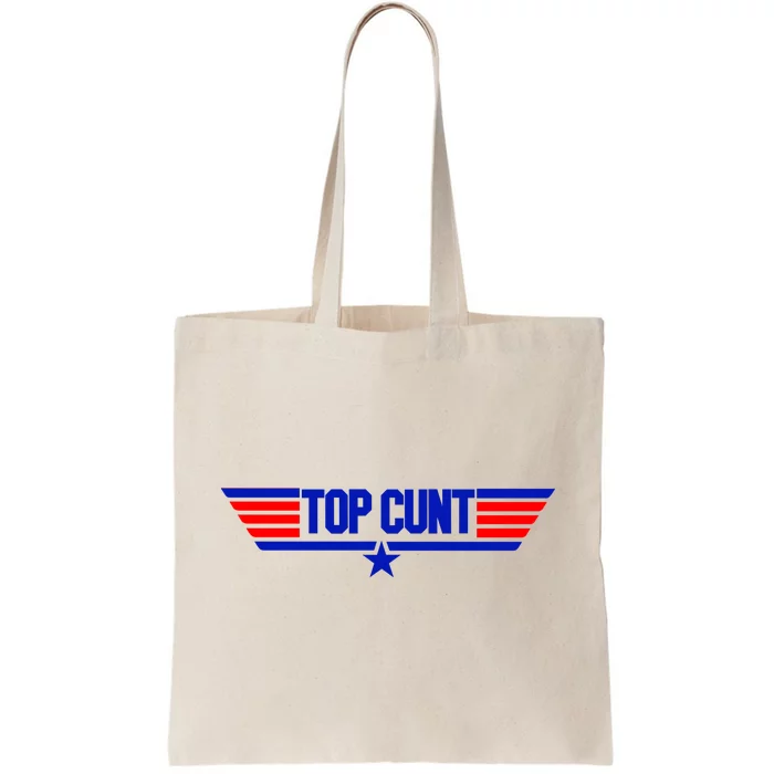 Top Cunt Funny Parody Tote Bag