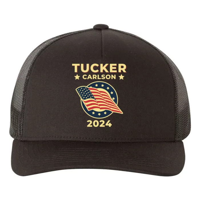 Tucker Carlson For President 2024 Yupoong Adult 5-Panel Trucker Hat