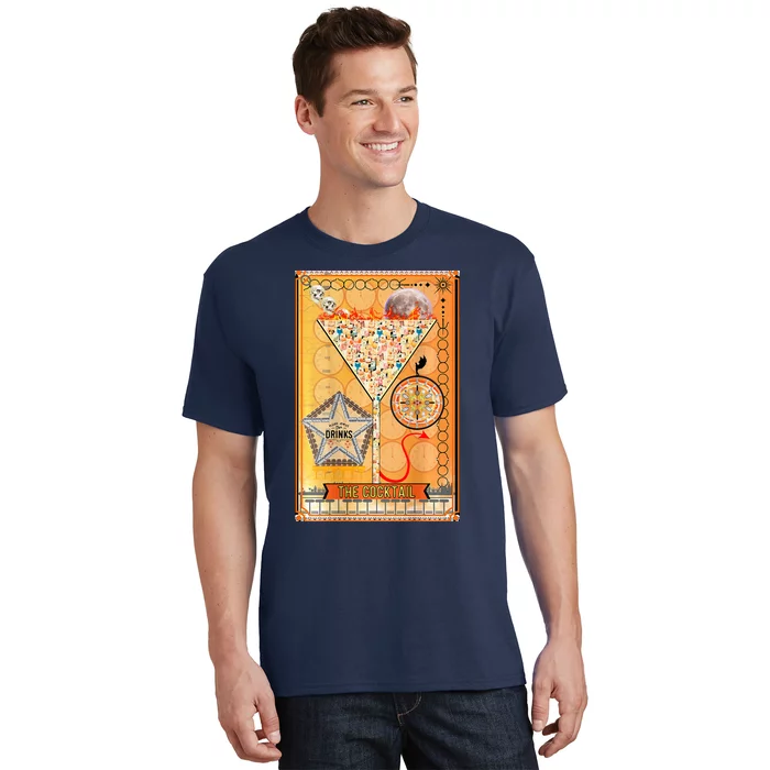 The Cocktail Funny Tarot Playing Card T-Shirt