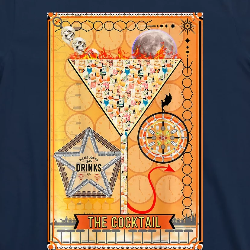 The Cocktail Funny Tarot Playing Card T-Shirt