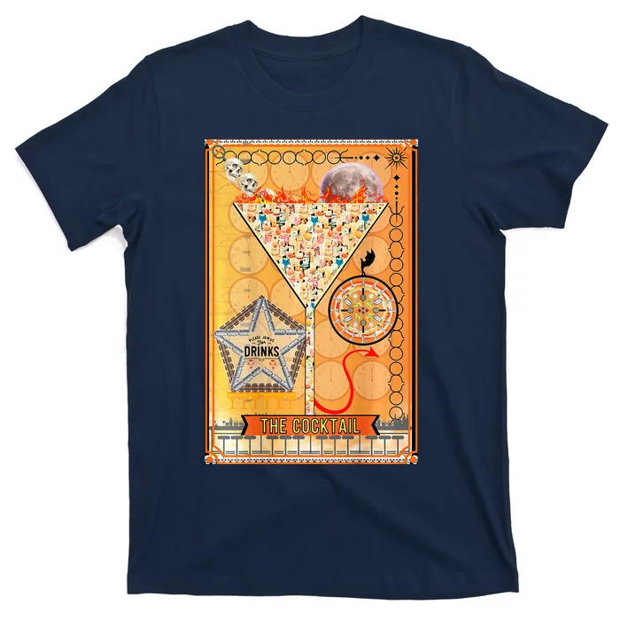 The Cocktail Funny Tarot Playing Card T-Shirt