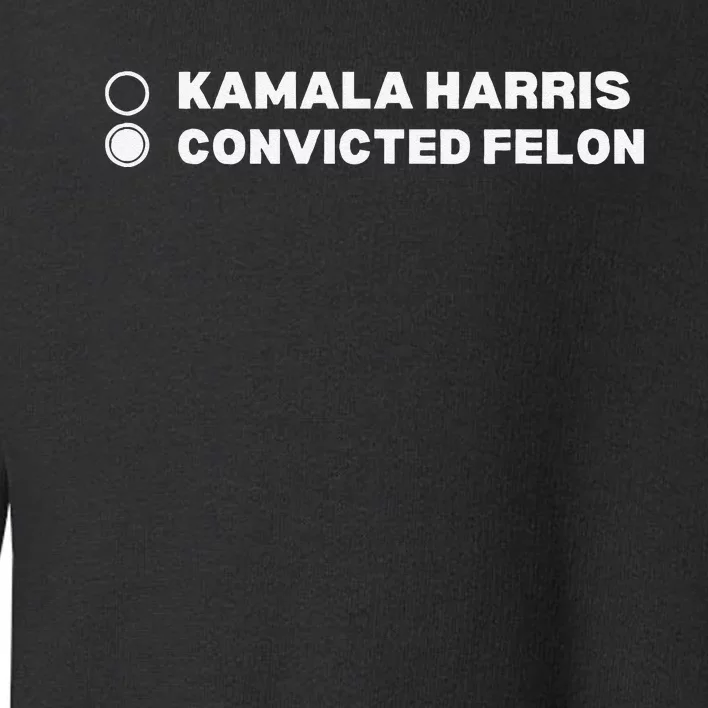 Trump Convicted Felon Toddler Sweatshirt