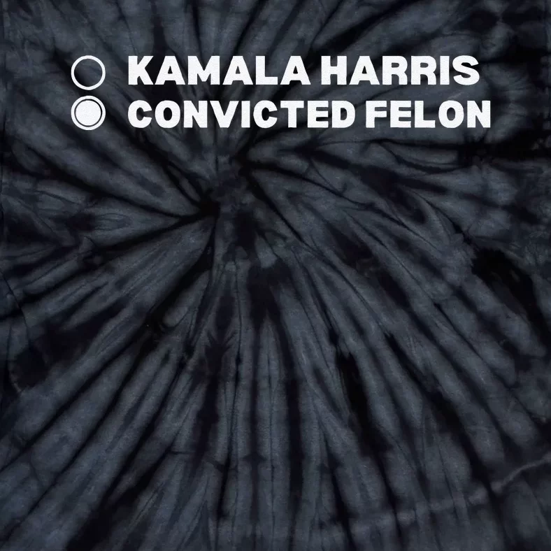 Trump Convicted Felon Tie-Dye T-Shirt