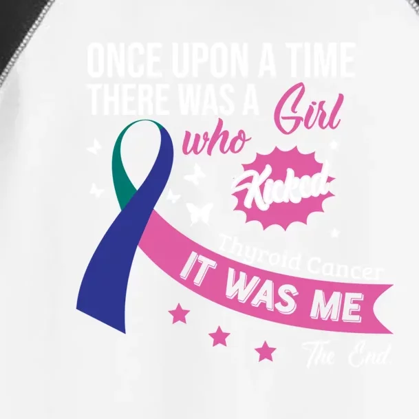 Thyroid Cancer Fight Cancer Ribbon Gift Toddler Fine Jersey T-Shirt