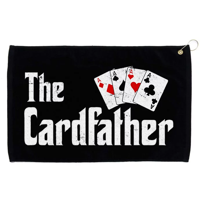 The Card Father Poker Game Cards Playing Dad FatherS Dad Grommeted Golf Towel