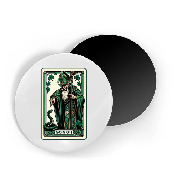 Tarot Card Funny St Patricks Day GoN Git St Patrick Magnet