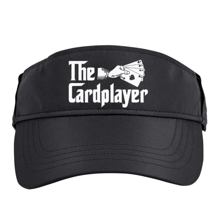 The Cardplayer Funny Poker Card Player Casino Gambler Adult Drive Performance Visor