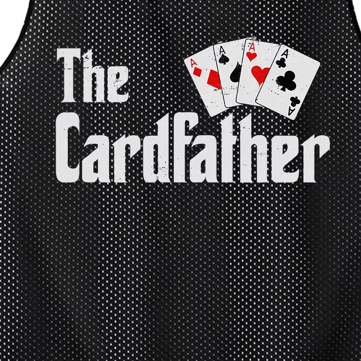 The Card Father Poker Game Cards Playing Dad FatherS Dad Mesh Reversible Basketball Jersey Tank