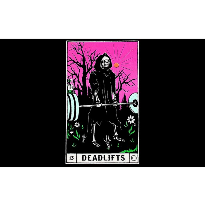 Tarot Card Funny Gym Deadlifts Workout Occult Reading Reader Bumper Sticker