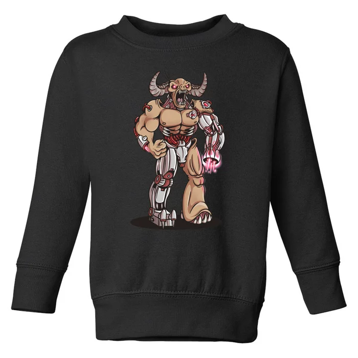 Tyrant Cyberdemon Fanart Toddler Sweatshirt