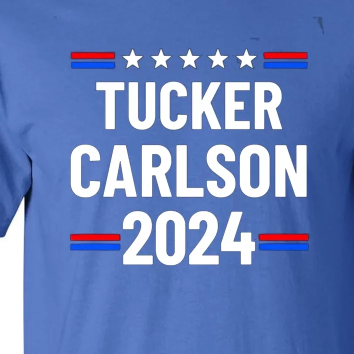 Tucker Carlson For President 2024 Tall T-Shirt