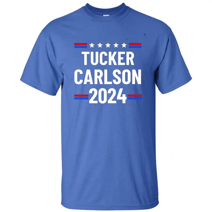 Tucker Carlson For President 2024 Tall T-Shirt