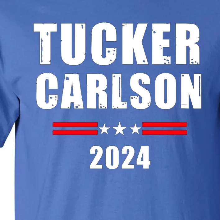 Tucker Carlson For President 2024 Tall T-Shirt